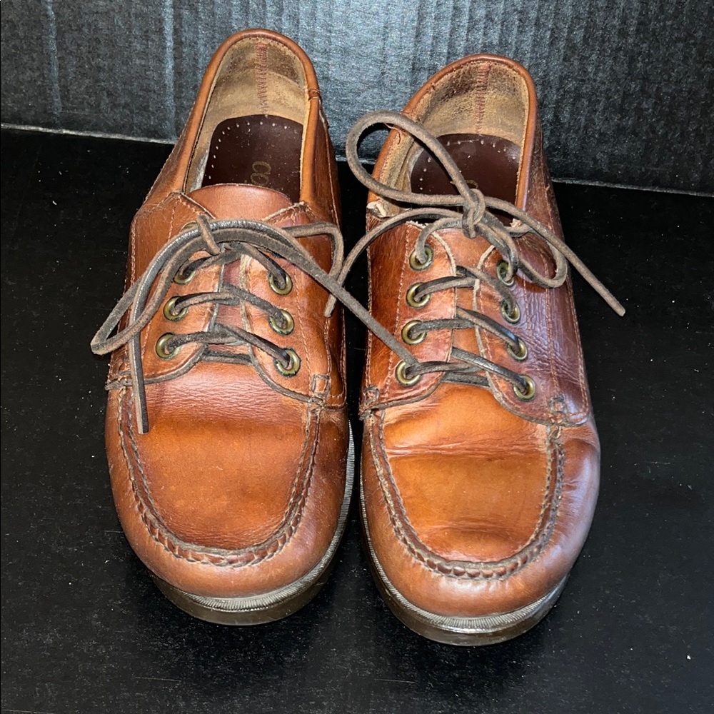 Classic Brown Leather Boat Shoes
